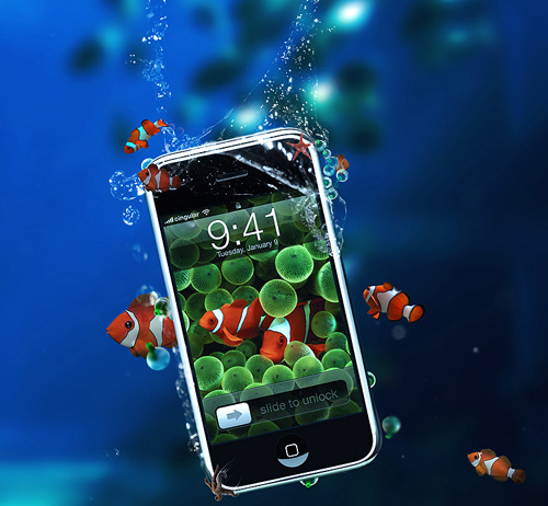 Design a Tropical iPhone Advertisement
