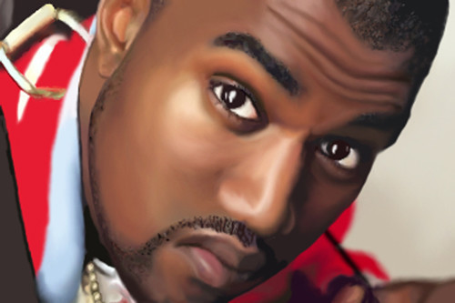 Digital Painting - Kanye West
