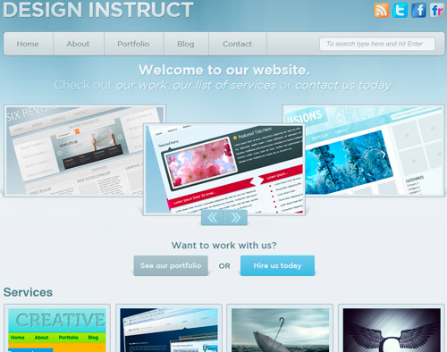Create a Bright and Sleek Web Design in Photoshop