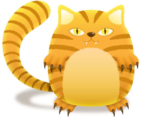 Create a Tiger Striped Cat with Illustrator