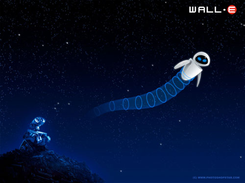 Wall-E Cartoon Style Wallpaper