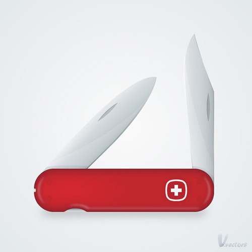 Create a Vector Penknife Illustration