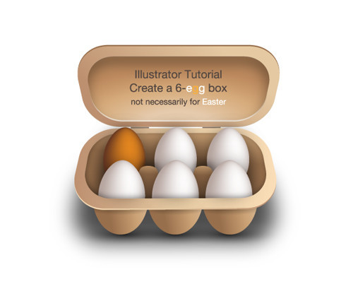 Illustrator tutorial: Create a 6-egg box